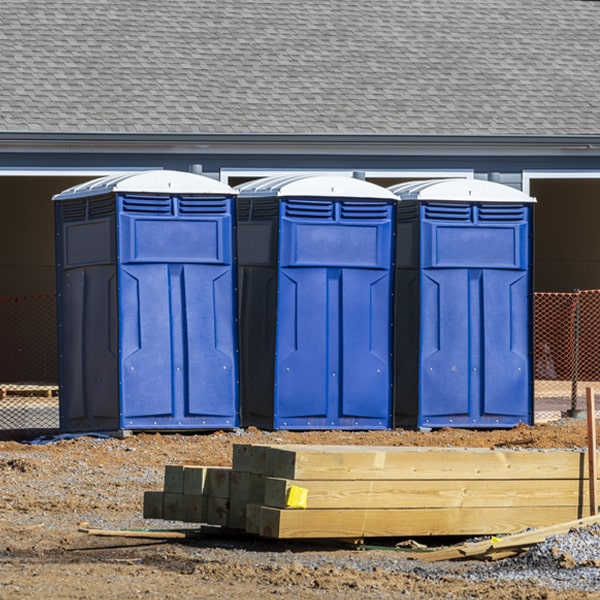 how can i report damages or issues with the portable toilets during my rental period in Duncan Iowa